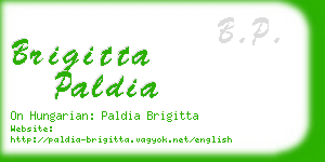 brigitta paldia business card